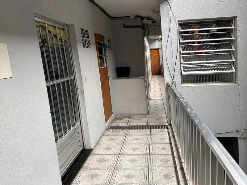 Espaço ao ar livre do Hostel Gentil Braga